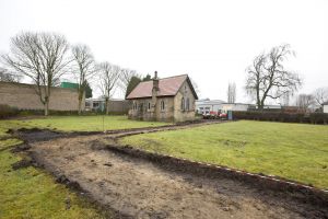 Buckle Lane chapel ground work February 18, 2011 